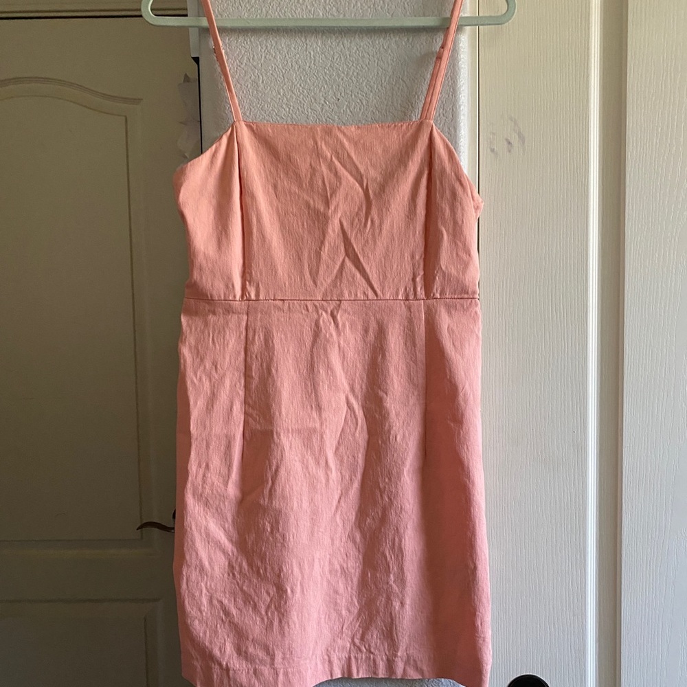 Pink Canvas Dress 🌸🔥